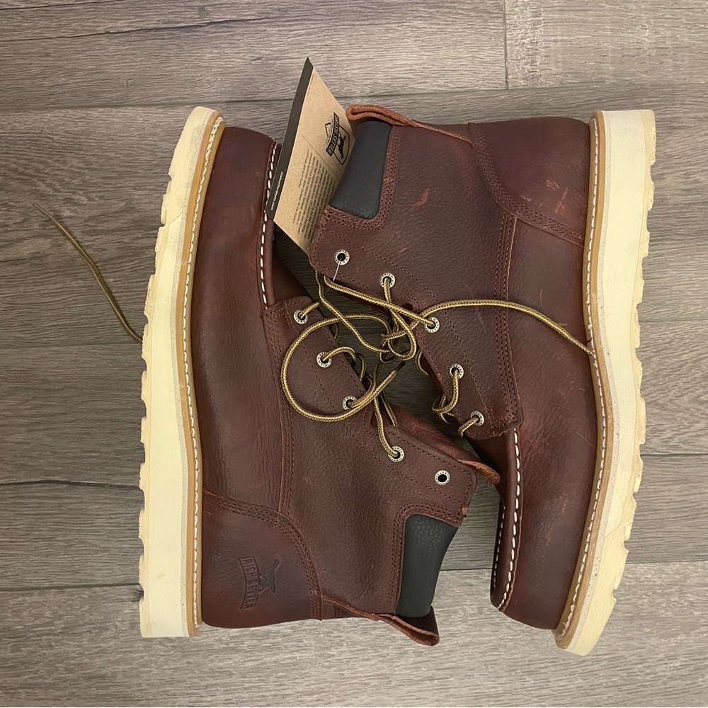 Irish Setter ASHBY Men's 6-inch Leather Soft Toe Work Boots EH - Mens Size 13